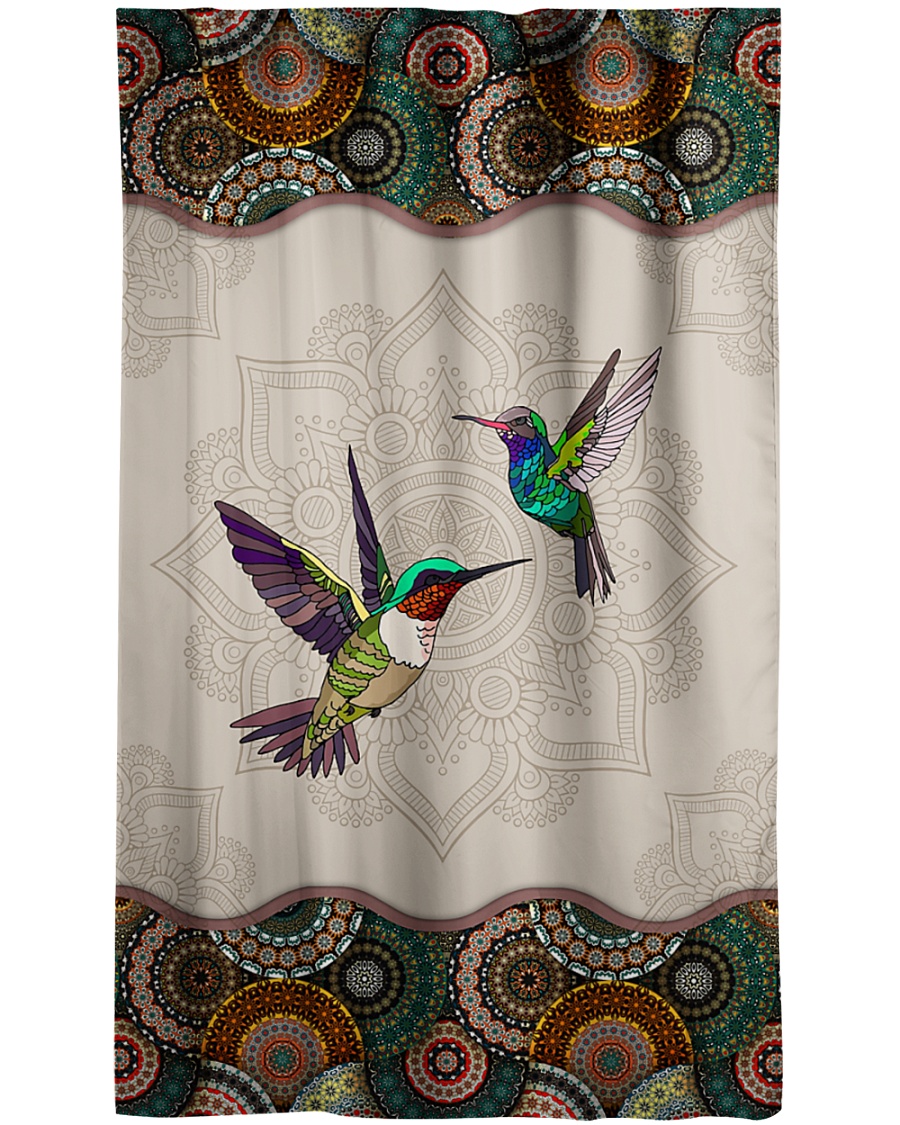 Hummingbird Window Curtain - Sheer