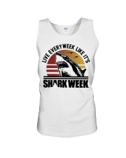 Live Every Week Like It's Shark Week Unisex Tank thumbnail