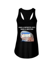 When a reporter Ladies Flowy Tank tile