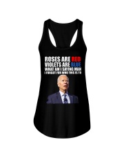 Red Blue Ladies Flowy Tank tile