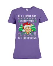 Trump back Premium Fit Ladies Tee tile