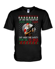 click lick V-Neck T-Shirt tile