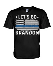 BLUE V-Neck T-Shirt tile