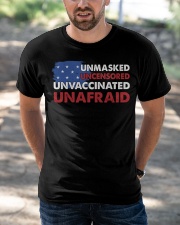 UNVACCINATED UNAFRAID Classic T-Shirt apparel-classic-tshirt-lifestyle-front-50