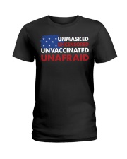 UNVACCINATED UNAFRAID Ladies T-Shirt tile