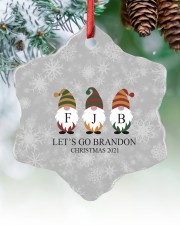 fjb ornament Snowflake ornament - single (porcelain) custom-snowflake-ornament-single-porcelain-lifestyle-10