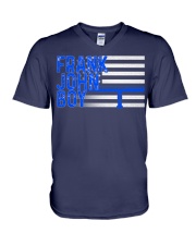 Frank John Boy Flag V-Neck T-Shirt tile