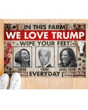 In this farm we love Trump Doormat 22.5" x 15" aos-doormat-22-5x15-lifestyle-front-03