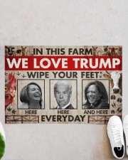 In this farm we love Trump Doormat 22.5" x 15" aos-doormat-22-5x15-lifestyle-front-06