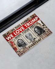 In this farm we love Trump Doormat 22.5" x 15" aos-doormat-22-5x15-lifestyle-front-09