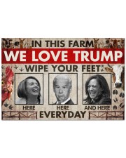 In this farm we love Trump Doormat 22.5" x 15" front
