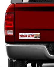 If you voted for Biden Bumper Sticker aos-bumper-10-x-3-sticker-lifestyle-front-10