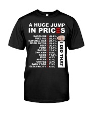 A huge jump in prices Classic T-Shirt front