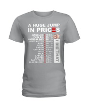 A huge jump in prices Ladies T-Shirt tile