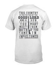 Good Lord and Guns Classic T-Shirt back
