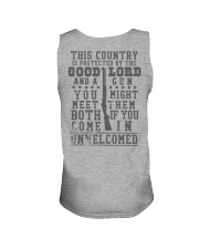 Good Lord and Guns Unisex Tank tile