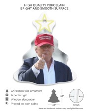 trump ornament 2 Tree ornament - single (porcelain) custom-tree-ornament-single-porcelain-lifestyle-01