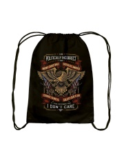 I'm politicaly incorrect Drawstring Bag tile
