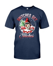 Snitches get stitches Classic T-Shirt tile