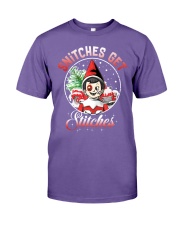 Snitches get stitches Premium Fit Mens Tee tile