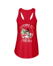 Snitches get stitches Ladies Flowy Tank tile