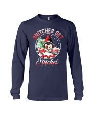 Snitches get stitches Long Sleeve Tee tile