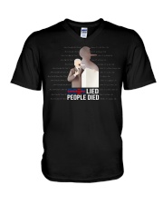 trump1 V-Neck T-Shirt tile