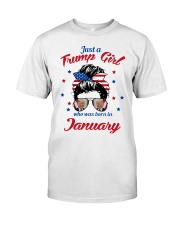 Just a Trump Girl January Classic T-Shirt front