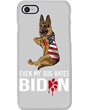 German Shepard hates Biden Phone Case tile