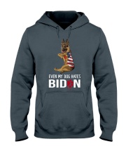 German Shepard hates Biden Hooded Sweatshirt tile