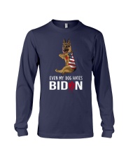 German Shepard hates Biden Long Sleeve Tee tile