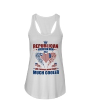 Republican American mom Ladies Flowy Tank tile