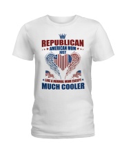 Republican American mom Ladies T-Shirt tile