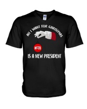 PRESIDENT (1) V-Neck T-Shirt tile