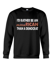 I'd rather be an american Crewneck Sweatshirt tile