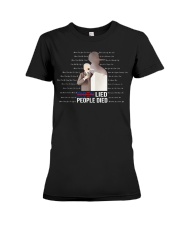 Biden lied Premium Fit Ladies Tee tile