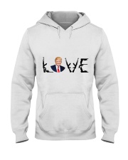 Love Trump Sticker Hooded Sweatshirt tile