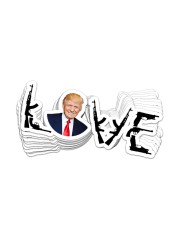 Love Trump Sticker Sticker - 10 pack (Horizontal) front