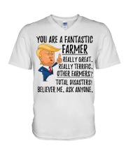 fantastic farmer V-Neck T-Shirt tile