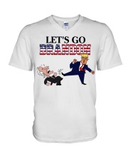 Let's Go Brandon V-Neck T-Shirt tile