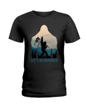 Let's go Brando - big foot Ladies T-Shirt tile