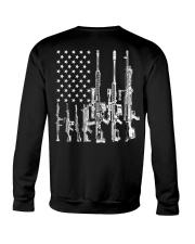 american flag and gun shirt Crewneck Sweatshirt tile