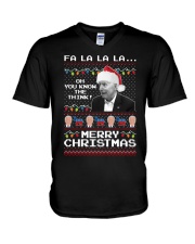 Merry Christmas FJB V-Neck T-Shirt tile