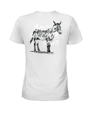 Shove gun control up yours Ladies T-Shirt tile