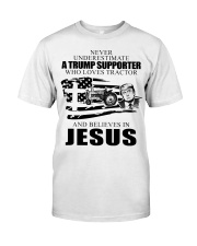 Tractor , Trump Supporter Classic T-Shirt front