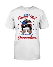 Just a Trump Girl December Classic T-Shirt front