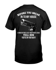 Before you break my house - Backside Premium Fit Mens Tee tile