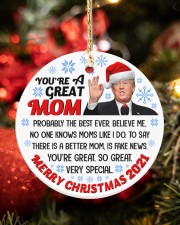You're a great mom Circle ornament - single (porcelain) aos-circle-ornament-single-porcelain-lifestyles-04