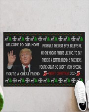 You are a great friend Doormat 22.5" x 15" aos-doormat-22-5x15-lifestyle-front-06