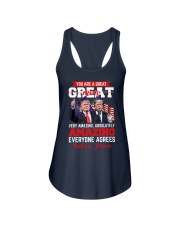 You are a great mom Ladies Flowy Tank tile